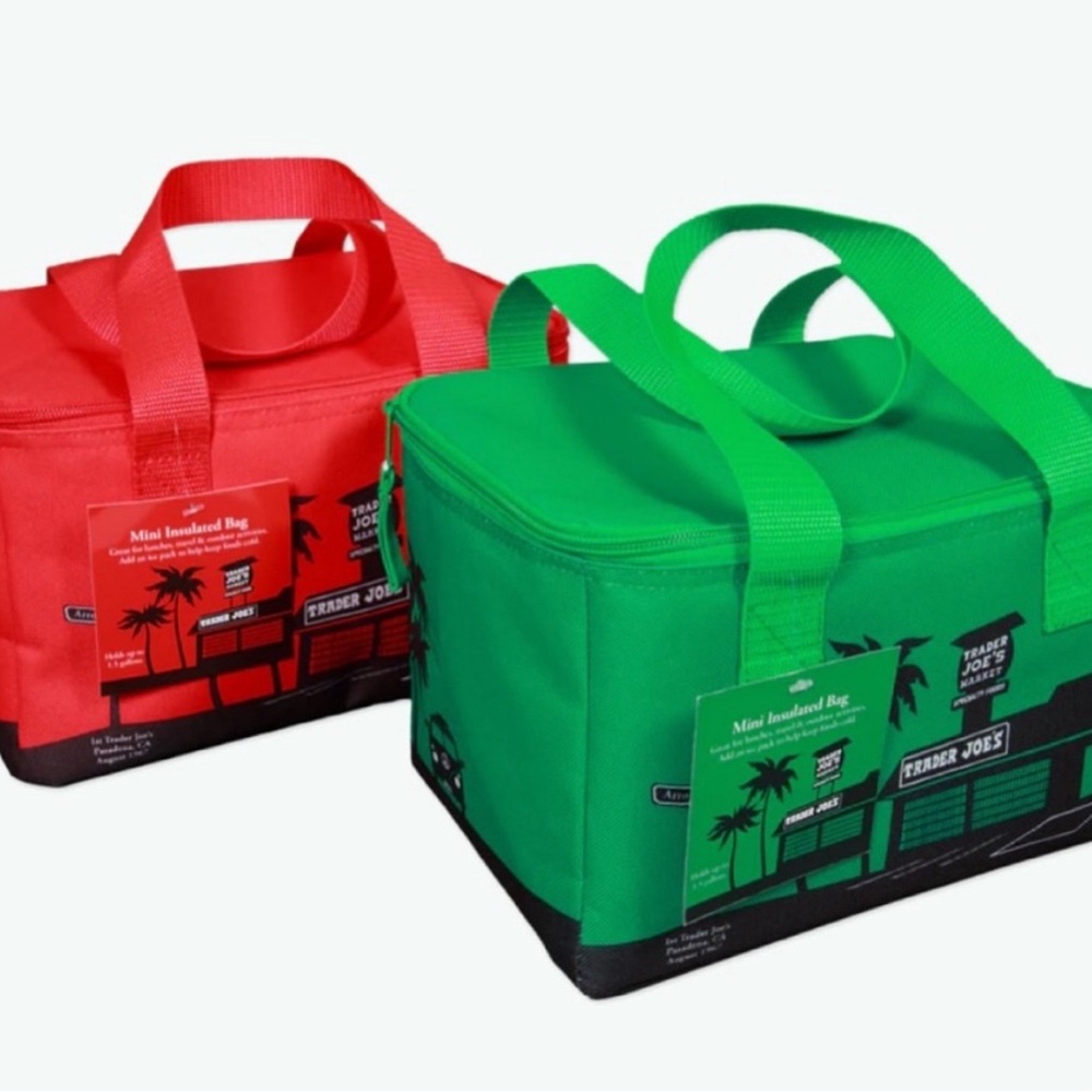 Trader Joe’s RED Mini Insulated Bag NWT